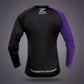 Zebra Ranked Rashguard - Purple Belt - Long Sleeve