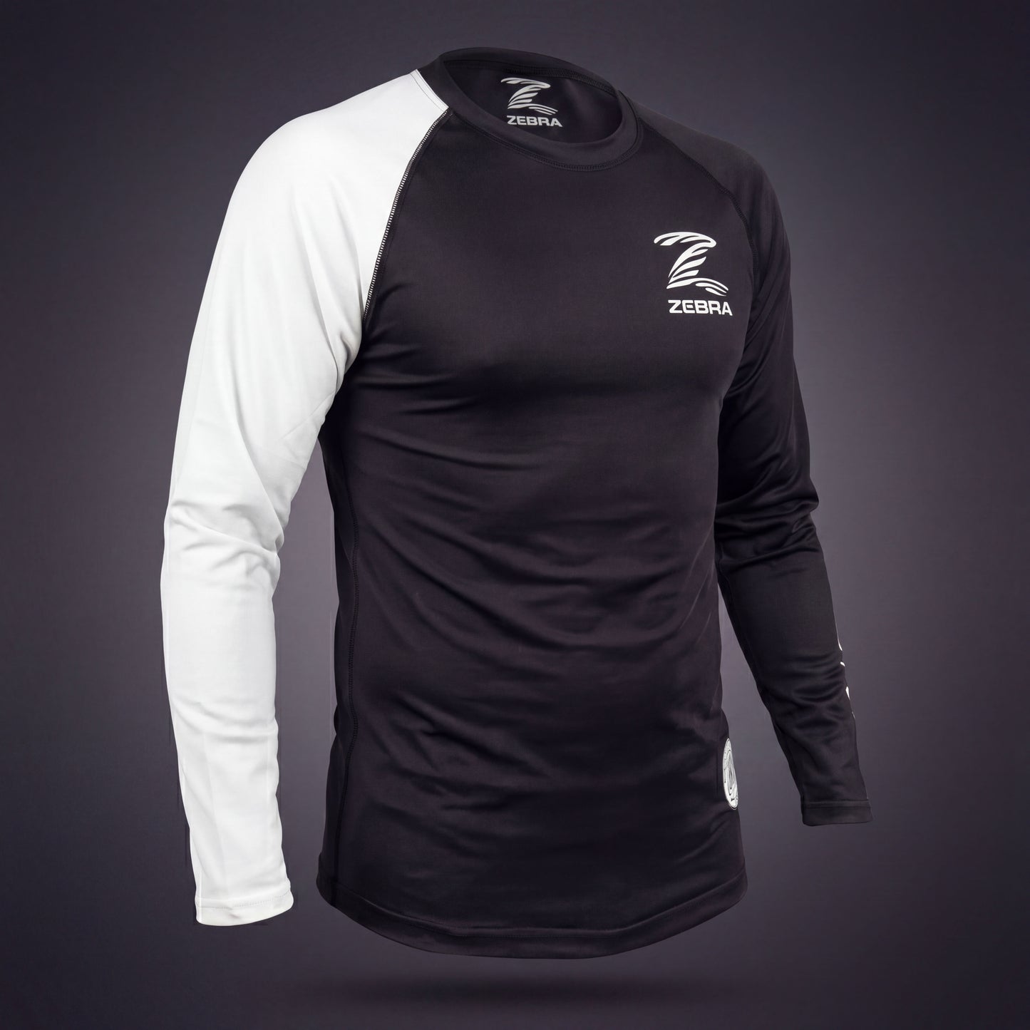 Zebra Ranked Rashguard - White Belt - Long Sleeve