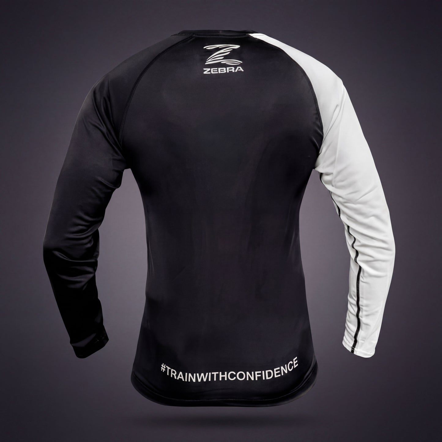 Zebra Ranked Rashguard - White Belt - Long Sleeve