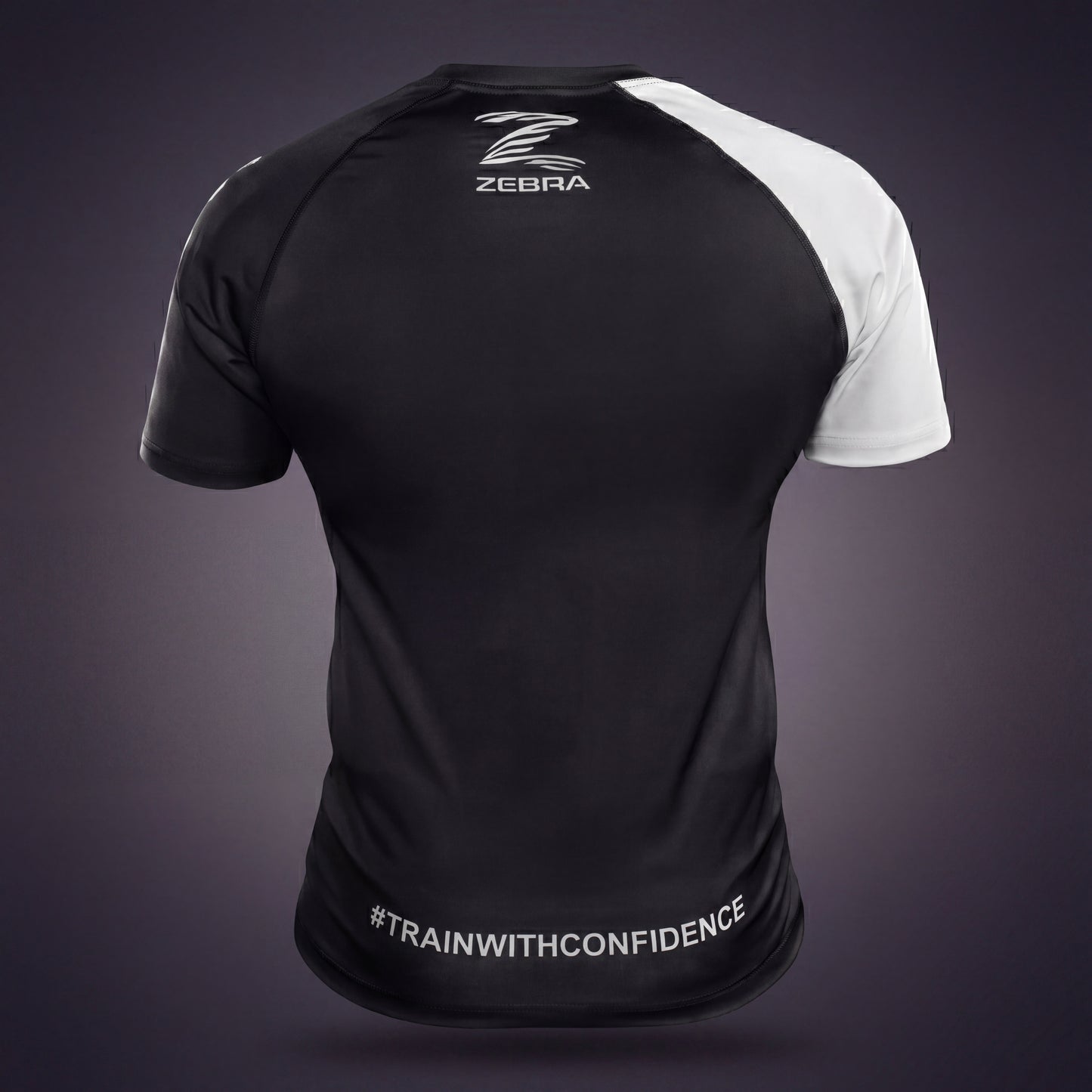 Zebra Ranked Rashguard - White Belt - Short Sleeve