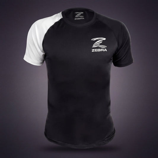 Zebra Ranked Rashguard - White Belt - Short Sleeve